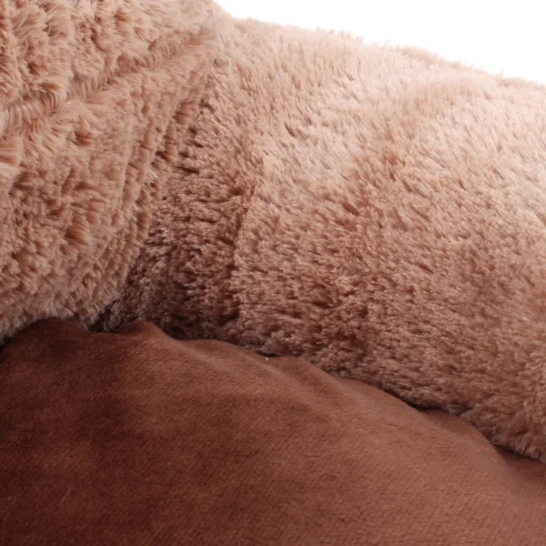Paw-Shaped Plush Pet Bed - Image 3