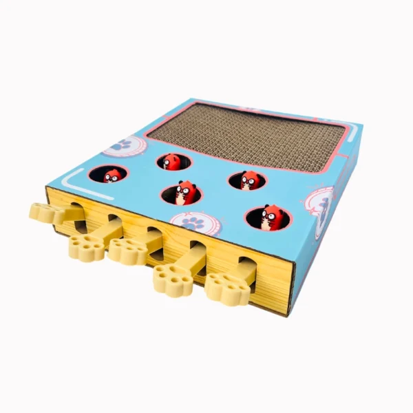 Pop-Up Game Cat Scratcher - Interactive Corrugated Cardboard Toy for Cats - Image 5