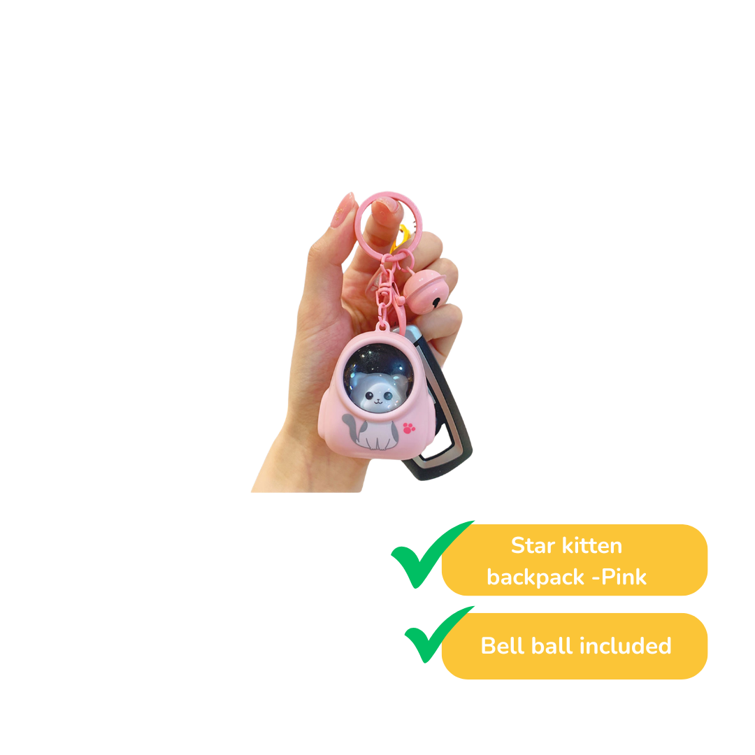 Pet keychain Glowing Night Light Cute Keychain Pendant Gift Cat and Dog Bag Pendant - Image 4