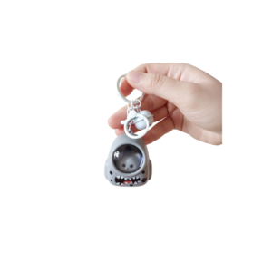 Cute Kitten keychain Glowing Night Light for Bag Pendant